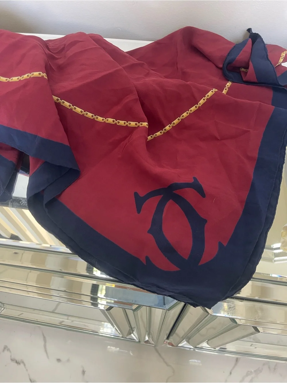 Vintage Cartier Scarf, Must De Cartier